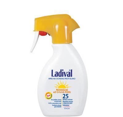 Ladival OF 25 sluneční ochranný sprej normální - citlivá kůže 200 ml, Ladival, OF, 25, sluneční, ochranný, sprej, normální, citlivá, kůže, 200, ml