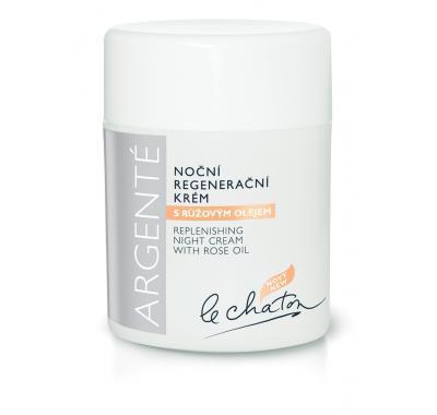 LE CHATON noční regenerační krém s růžovým olejem Argenté 50 ml, LE, CHATON, noční, regenerační, krém, růžovým, olejem, Argenté, 50, ml