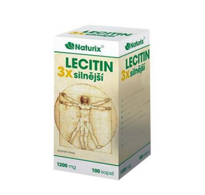 Lecitin 1200mg - 3x silnější 100 cps, Lecitin, 1200mg, 3x, silnější, 100, cps