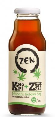Ledový čaj ZEN konopí a zelený čaj BIO 0,3l