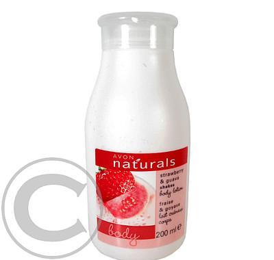 Lehké tělové mléko jahoda a guava Naturals (Strawberry & Guava Shakes) 200 ml
