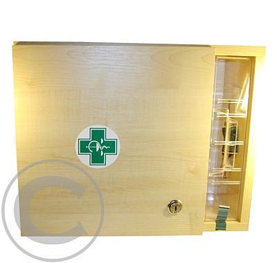 Lékárnička nástěnná s náplní zdrav. materiál do 30 osob -ZM30
