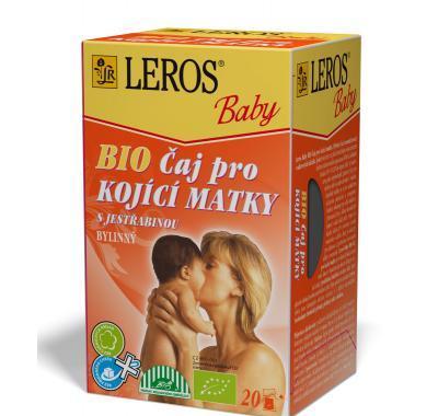 LEROS BABY BIO Čaj pro kojící matky 20x2 g s jestřabinou, LEROS, BABY, BIO, Čaj, kojící, matky, 20x2, g, jestřabinou