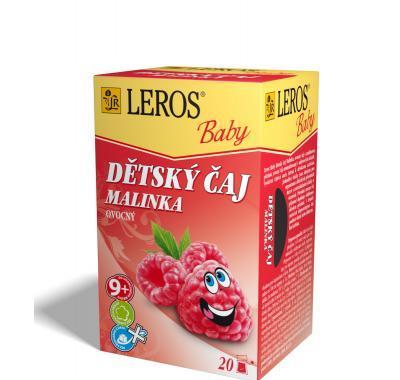 LEROS BABY Dětský čaj Malinka 20x2 g