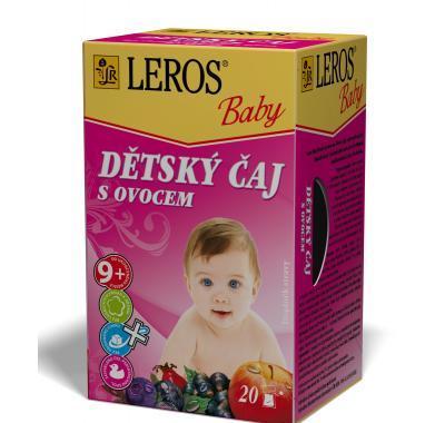 LEROS BABY Dětský čaj s ovocem n.s.20x2g, LEROS, BABY, Dětský, čaj, ovocem, n.s.20x2g