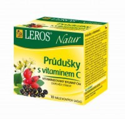 LEROS NATUR Průdušky s vitamínem C 10 x 1,5 g