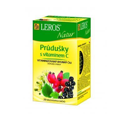 LEROS NATUR Průdušky s vitamínem C 20 x 1,5 g