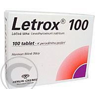 LETROX 100  100X100RG Tablety, LETROX, 100, 100X100RG, Tablety