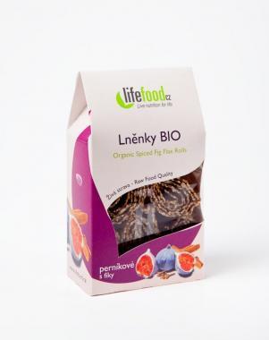 LIFEFOOD Lněnky BIO perníkové s fíky 80 g, LIFEFOOD, Lněnky, BIO, perníkové, fíky, 80, g