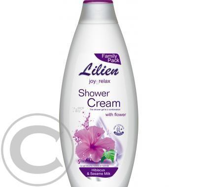 Lilien krémový sprchový gel Hibiscus & Sesame milk 750ml
