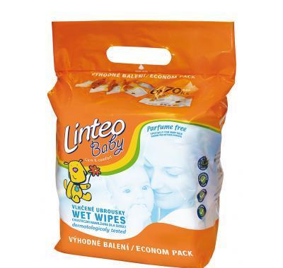 Linteo soft&cream vlhčené ubrousky 6x70 kusů