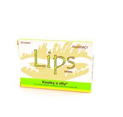 LIPS na koutky a afty 30 tablet, LIPS, koutky, afty, 30, tablet