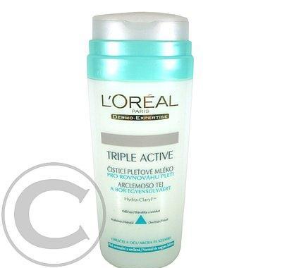 LOREAL triple active pleťové mléko 200ml normální pleť