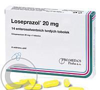 LOSEPRAZOL 20 MG  14X20MG Tobolky, LOSEPRAZOL, 20, MG, 14X20MG, Tobolky