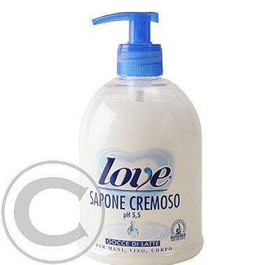 LOVE SAPONE LATTE 500 ml (pH neutrální mýdlo, vůně mléka)