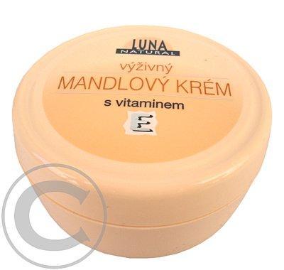 LUNA Natural pleťový krém 200ml mandlový s vitaminem E, LUNA, Natural, pleťový, krém, 200ml, mandlový, vitaminem, E