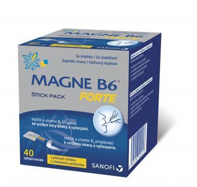 Magne B6 Forte Stick Pack 40 sáčků, Magne, B6, Forte, Stick, Pack, 40, sáčků