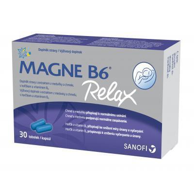 Magne B6 Relax 30 kapslí, Magne, B6, Relax, 30, kapslí