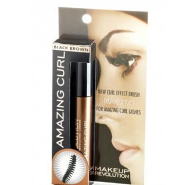 Makeup Revolution Amazing Curl Mascara Black - řasenka pro natočení řas černá 5.5 ml, Makeup, Revolution, Amazing, Curl, Mascara, Black, řasenka, natočení, řas, černá, 5.5, ml