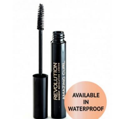 Makeup Revolution Amazing Curl Mascara Waterproof Black - řasenka pro natočení řas voděodolná černá 5.5 ml, Makeup, Revolution, Amazing, Curl, Mascara, Waterproof, Black, řasenka, natočení, řas, voděodolná, černá, 5.5, ml