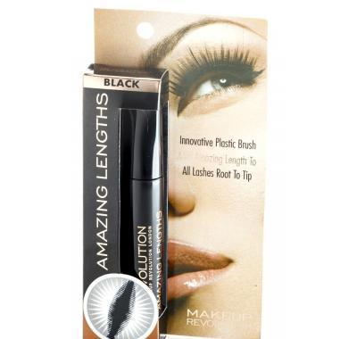 Makeup Revolution Amazing Lengths Mascara Black - řasenka pro prodloužení řas černá 5.5 ml, Makeup, Revolution, Amazing, Lengths, Mascara, Black, řasenka, prodloužení, řas, černá, 5.5, ml