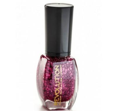 Makeup Revolution Glitter Nail Polish Streetcar Desire - lak na nehty glitrový 10 ml, Makeup, Revolution, Glitter, Nail, Polish, Streetcar, Desire, lak, nehty, glitrový, 10, ml