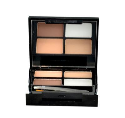 Makeup Revolution London Focus & Fix Eyebrow Shaping Kit 5,8g Set pro úpravu obočí Medium Dark