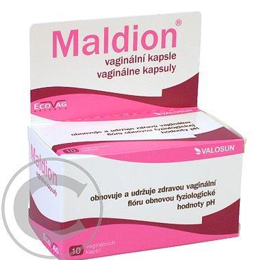 Maldion 10 vaginálních kapslí, Maldion, 10, vaginálních, kapslí