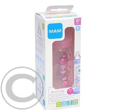 MAM Láhev Anti-Colic od 0 měsíce 260 ml, MAM, Láhev, Anti-Colic, od, 0, měsíce, 260, ml