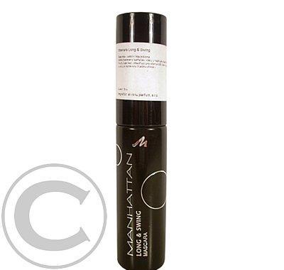 Manhattan Mascara Long & Swing  9ml Odstín Black černá, Manhattan, Mascara, Long, &, Swing, 9ml, Odstín, Black, černá