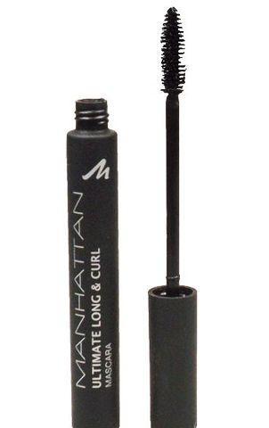 Manhattan Mascara Ultimate Long & Curl  6ml Odstín Black černá, Manhattan, Mascara, Ultimate, Long, &, Curl, 6ml, Odstín, Black, černá