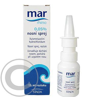 MAR RHINO 0,05% NOSNÍ SPREJ  15ML/7.5MG Roztok ve spreji  : VÝPRODEJ exp. 2016-03-31, MAR, RHINO, 0,05%, NOSNÍ, SPREJ, 15ML/7.5MG, Roztok, ve, spreji, :, VÝPRODEJ, exp., 2016-03-31