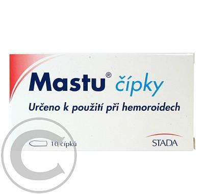 Mastu čípky supp. 10ks, Mastu, čípky, supp., 10ks