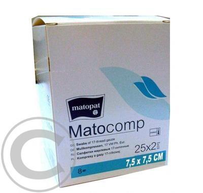 Matocomp 7.5x7.5cm 25x2ks sterilní komprese z gázy
