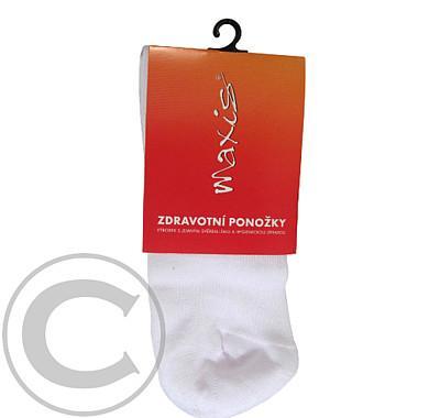MAXIS Zdravotní ponožky vel.24-25 bílé