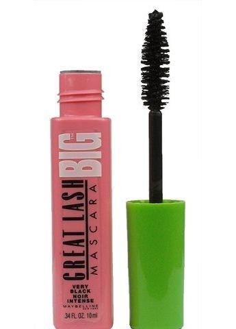 Maybelline Mascara Great Lash Big Black  10ml Odstín Very Black černá, Maybelline, Mascara, Great, Lash, Big, Black, 10ml, Odstín, Very, Black, černá