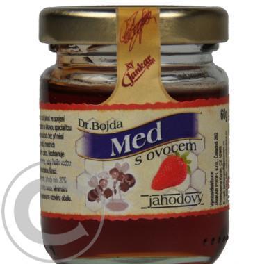 Med s ovocem jahodový 450 g, Med, ovocem, jahodový, 450, g