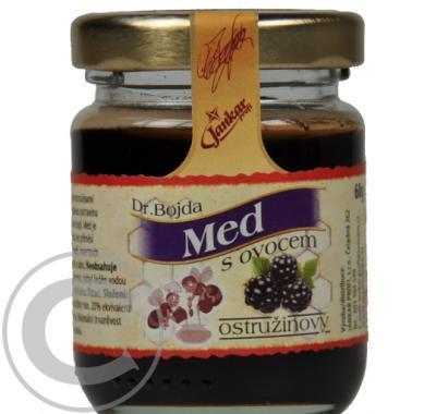 Med s ovocem ostružinový 450 g, Med, ovocem, ostružinový, 450, g