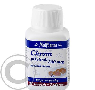 MedPharma Chrom pikolinát 200 mg tob. 37, MedPharma, Chrom, pikolinát, 200, mg, tob., 37