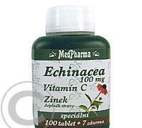 MEDPHARMA Echinacea 100 mg   vitamín C   zinek 107 tablet, MEDPHARMA, Echinacea, 100, mg, , vitamín, C, , zinek, 107, tablet