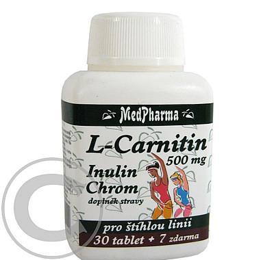 MedPharma L-Carnitin 500mg Inulin Chrom tbl.37, MedPharma, L-Carnitin, 500mg, Inulin, Chrom, tbl.37