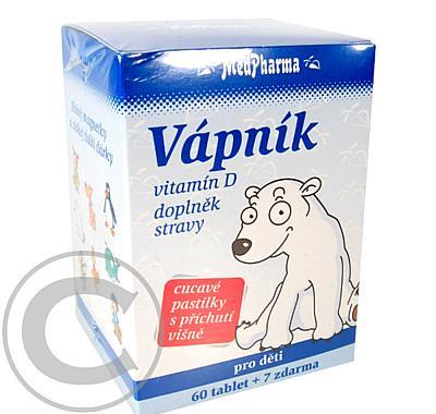 MedPharma Vápník 300mg vit.D pro děti chew.tbl.67, MedPharma, Vápník, 300mg, vit.D, děti, chew.tbl.67