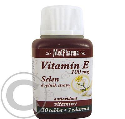MedPharma Vitamín E 100 mg   selen tbl.37, MedPharma, Vitamín, E, 100, mg, , selen, tbl.37