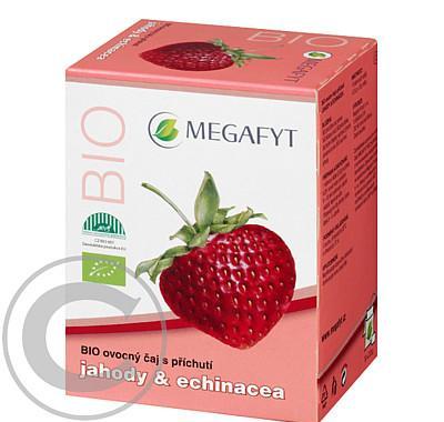 MEGA BIO Ovocný čaj jahoda echinacea 15x2g