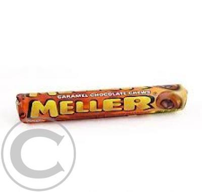 MELLER Karamelové bonbóny s čokoládovou náplní 38g rolička, MELLER, Karamelové, bonbóny, čokoládovou, náplní, 38g, rolička