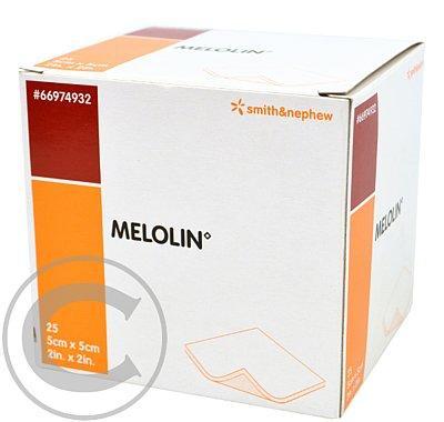 Melolin krytí 5x5cm sterilní nepřilnavé na rány 25ks
