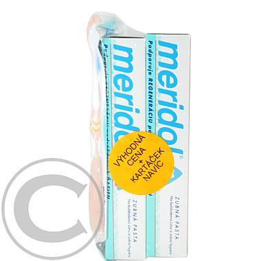 MERIDOL zubní pasta 2x75ml MERIDOL kartáček speciální