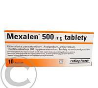 MEXALEN 500 MG  10X500MG Tablety, MEXALEN, 500, MG, 10X500MG, Tablety