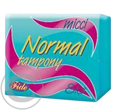 Micci menstruační tampony normal 8ks, Micci, menstruační, tampony, normal, 8ks