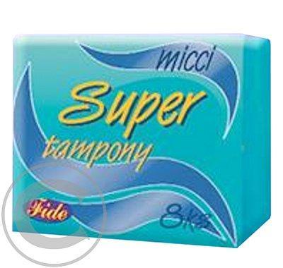 Micci menstruační tampony super 8ks, Micci, menstruační, tampony, super, 8ks